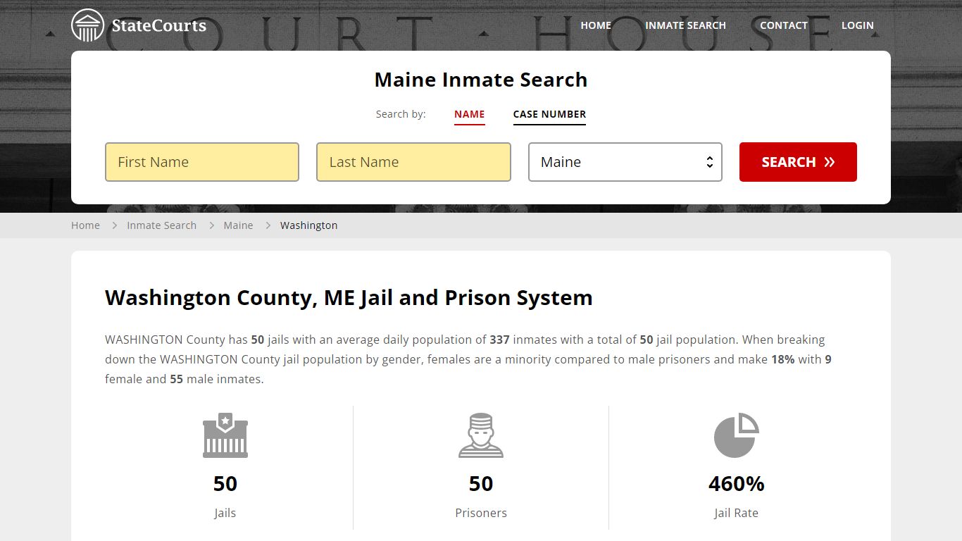 Washington County, ME Inmate Search - StateCourts